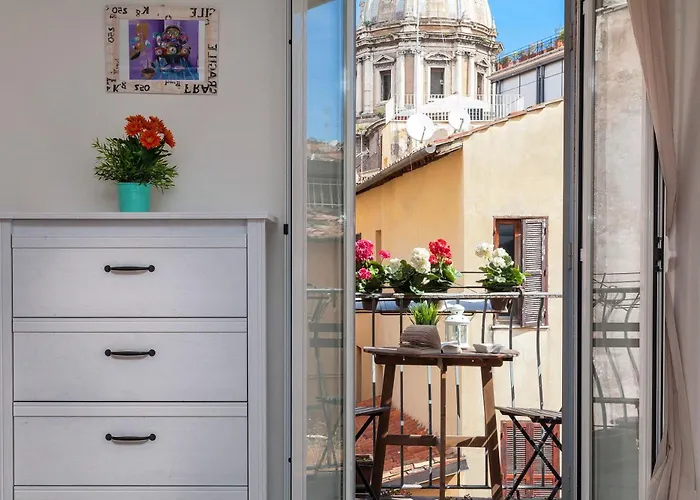 아파트 Boutique Domus Navona Librari Balcony *