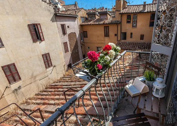 아파트 Boutique Domus Navona Librari Balcony